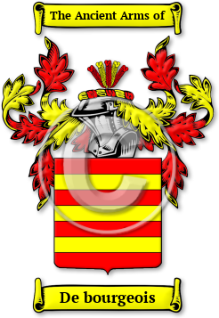 De bourgeois Family Crest Download (jpg) Legacy Series - 150 DPI